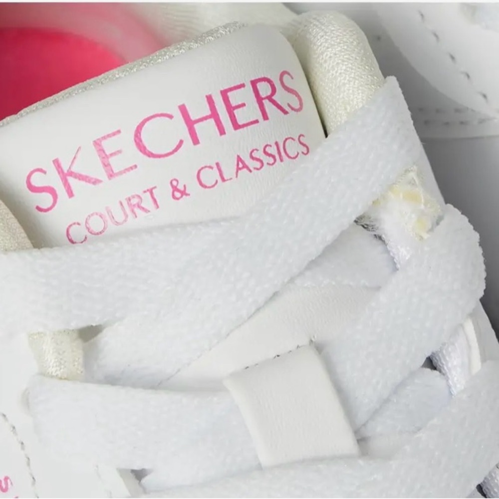 Girl's Shoes SKECHERS KIDS White Multi Jade 310890L (Little/Big Kid) New in Box - Picture 5 of 6